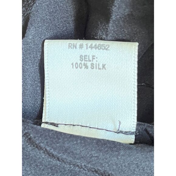 STONE COLD FOX Black 100% Silk Slip Mini Dress Women's Size 2 - Picture 4 of 8